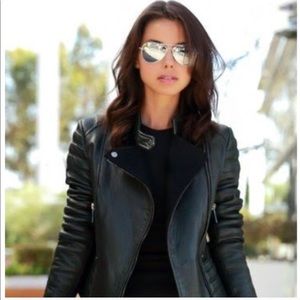 BCBG leather jacket